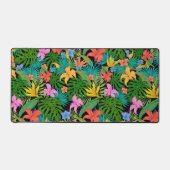 ハワイアンフローラ熱帯葉 デスクマット (正面)