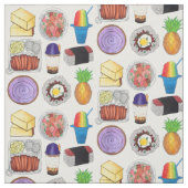 ハワイアンフーズ島料理シェアアイスロコモコ ファブリック (見本)