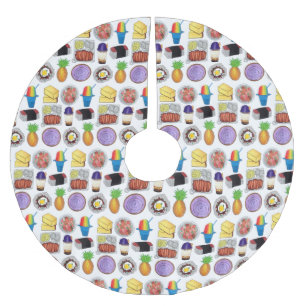 ハワイアンフーズLoco Moco Ahiツナポケムスビ ブラッシュドポリエステルツリースカート