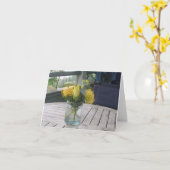 ハワイアンブーケ カード (黄色い花)