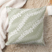 ハワイアンプアケニレイほこりっぽいセージ クッション (ブランケット)