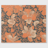 ハワイアンプリントオハイアリイv2パターンラッピング紙 ラッピングペーパー (フラット)