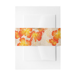 ハワイアンプリントオハイアリイv2パターン 招待状ベリーバンド