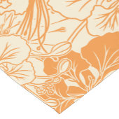 ハワイアンプリントオハイアリフラワー ショートテーブルランナー (コーナー)