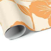 ハワイアンプリントオハイアリフラワー ラッピングペーパー (ロールコーナー)