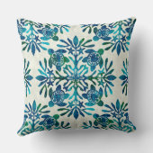 ハワイアンプリントキルトホンウカメ クッション (裏面)