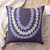 ハワイアンプリントクラウンフラワーレイ クッション (ブランケット)