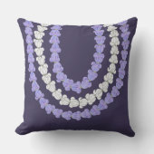 ハワイアンプリントクラウンフラワーレイ クッション (正面)