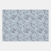 ハワイアンプリントナウパカイリマチアレ花 ラッピングペーパーシート (正面3)