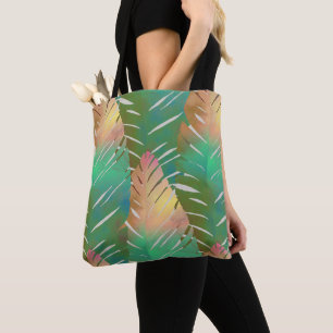 ハワイアンプリントバナナリーフ トートバッグ