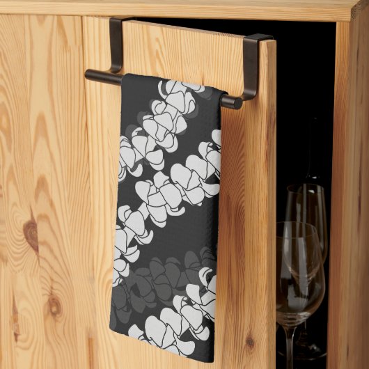 ハワイアンプリントプアケニレイ キッチンタオル (三つ折り)