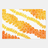 ハワイアンプリントプアケニレイ ラッピングペーパーシート (正面)