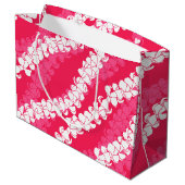 ハワイアンプリントプアケニレイ ラージペーパーバッグ (裏面アングル)