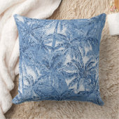 ハワイアンプリントヤシの木 クッション (ブランケット)