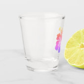 ハワイアンプリント ショットグラス (左)