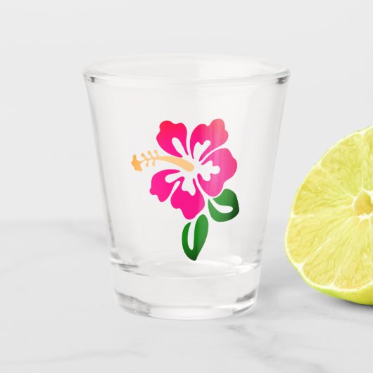 ハワイアンプリント ショットグラス (正面)