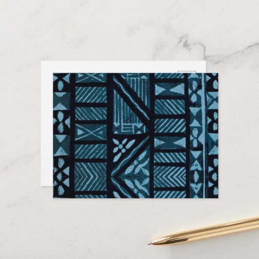 ハワイアンプリント シーズンポストカード (正面/裏面インサイチュ)