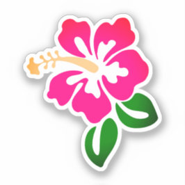 ハワイアンプリント シール