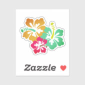 ハワイアンプリント シール (シート)