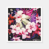 ハワイアンプリント スタンダードカクテルナプキン (正面)