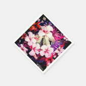 ハワイアンプリント スタンダードカクテルナプキン (角)