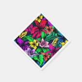 ハワイアンプリント スタンダードカクテルナプキン (角)
