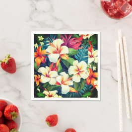 ハワイアンプリント スタンダードカクテルナプキン