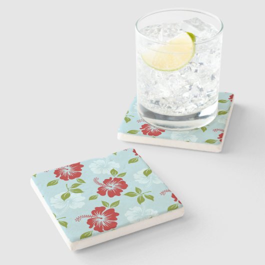 ハワイアンプリント ストーンコースター (横)