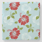 ハワイアンプリント ストーンコースター (正面)