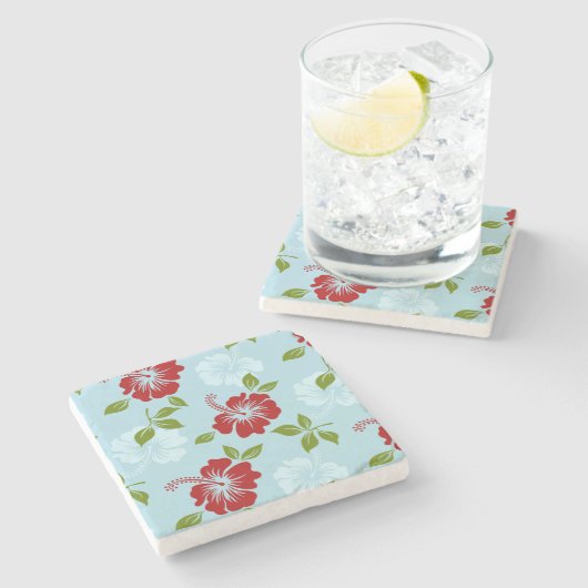 ハワイアンプリント ストーンコースター (横)