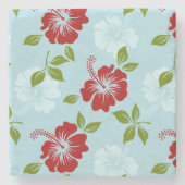 ハワイアンプリント ストーンコースター (正面)