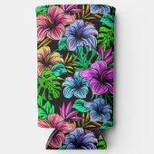 ハワイアンプリント スリム缶クーラー (正面)