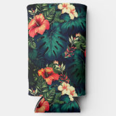 ハワイアンプリント スリム缶クーラー (正面)