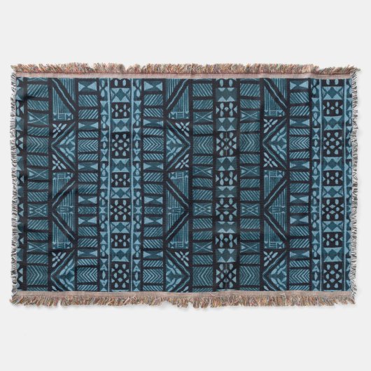 ハワイアンプリント スローブランケット (正面)