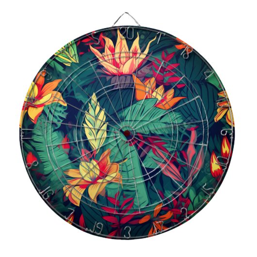 ハワイアンプリント ダーツボード (正面)