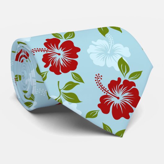 ハワイアンプリント ネクタイ (ロール)