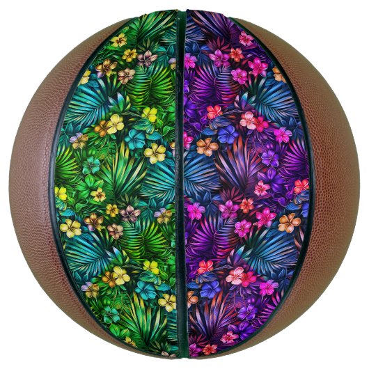 ハワイアンプリント バスケットボール (縦)