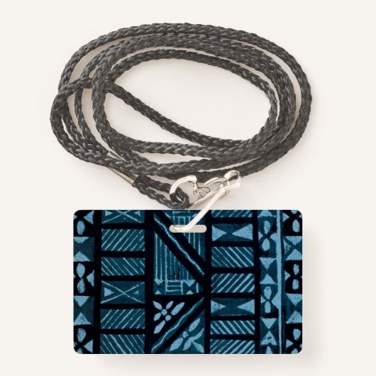 ハワイアンプリント バッジ (正面ランヤード)