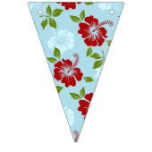 ハワイアンプリント バンティングフラッグ (第1の旗)