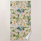 ハワイアンプリント ビーチタオル (正面)