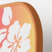 ハワイアンプリント ピックルボールラケット (左詳細)