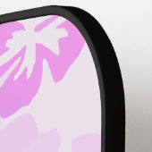 ハワイアンプリント ピックルボールラケット (左詳細)