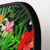 ハワイアンプリント ピックルボールラケット (左詳細)