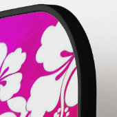 ハワイアンプリント ピックルボールラケット (左詳細)