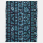 ハワイアンプリント フリースブランケット (正面)