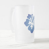 ハワイアンプリント フロストグラスビールジョッキ (正面左)