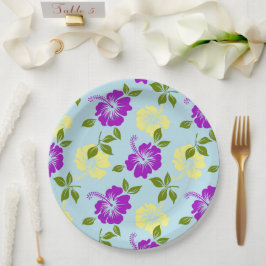 ハワイアンプリント ペーパープレート