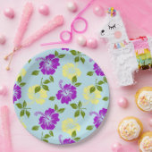 ハワイアンプリント ペーパープレート (パーティー)