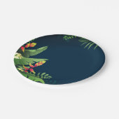 ハワイアンプリント ペーパープレート (アングル)