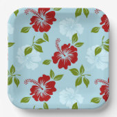 ハワイアンプリント ペーパープレート (正面)